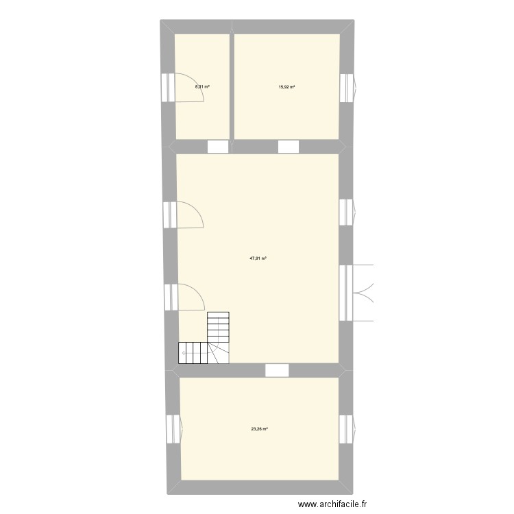 maison cote. Plan de 0 pièce et 0 m2