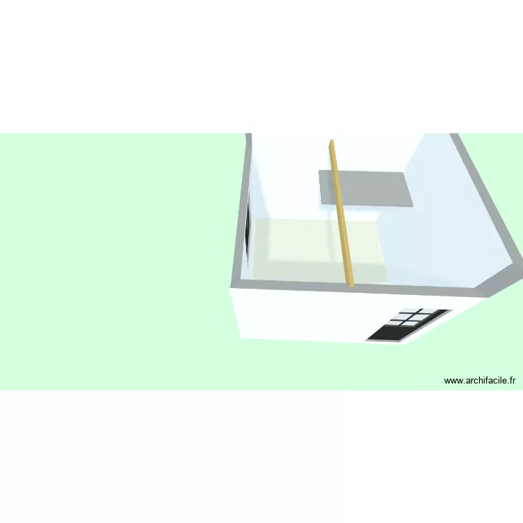 Chambre ADELE V2. Plan de 1 et 11 m² Chambre ADELE V2. Plan de 1 et 11 m²