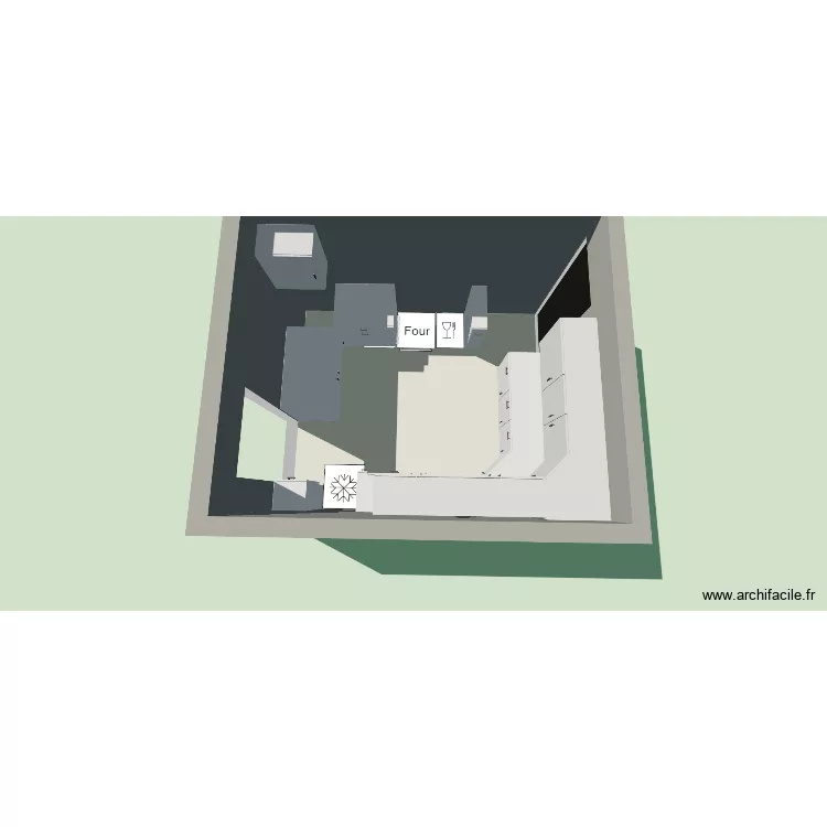 cuisine. Plan de 1 et 11 m² cuisine. Plan de 1 et 11 m²