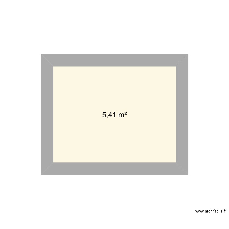 Skiroom. Plan de 1 pièce et 5 m2