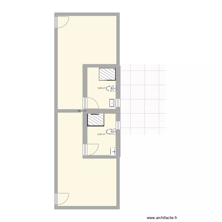 amg b. Plan de 3 et 51 m² amg b. Plan de 3 et 51 m²