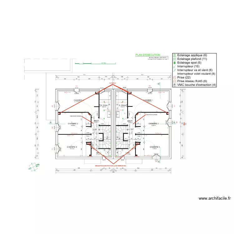PLAN ELECTRICITE - INDICE A - 29-04-25. Plan de 