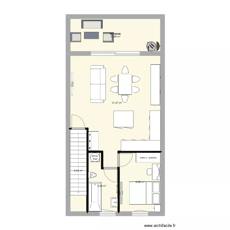maison cathy. Plan de 7 pièces et 113 m² maison cathy. Plan de 7 pièces et 113 m²