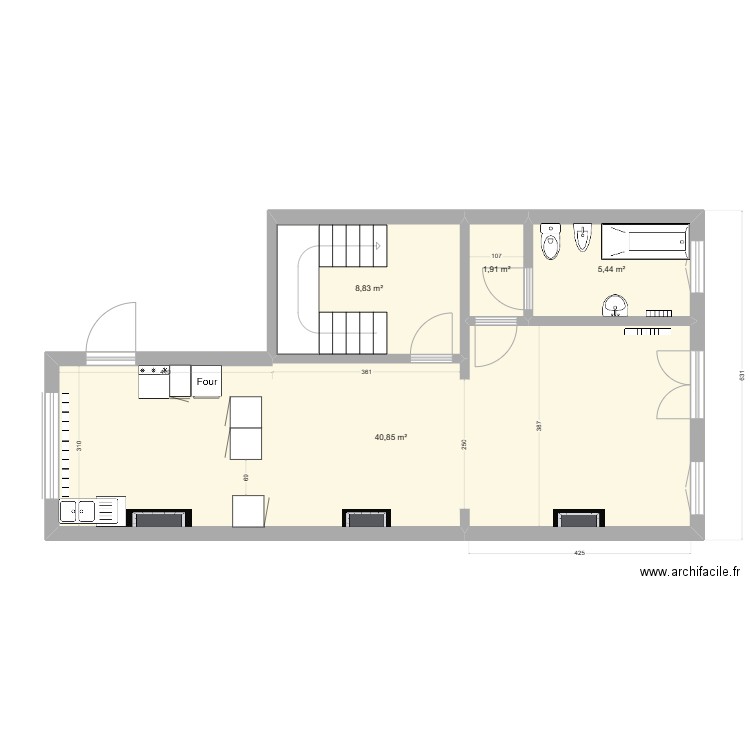 Renory. Plan de 0 pièce et 0 m2