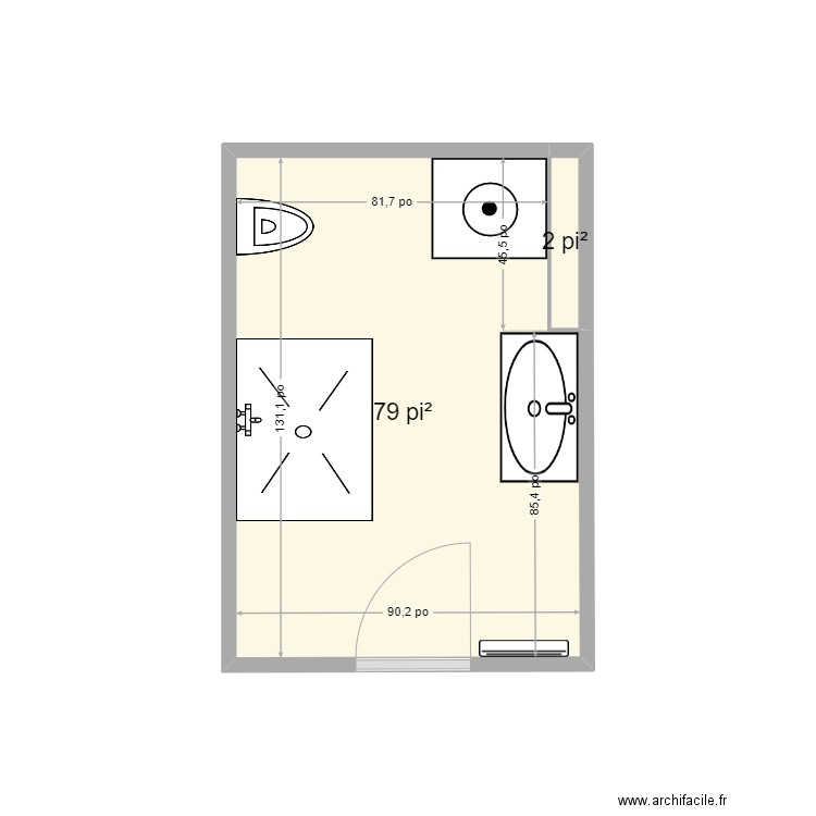 SDB S/S bocage 735. Plan de 0 pièce et 0 m2