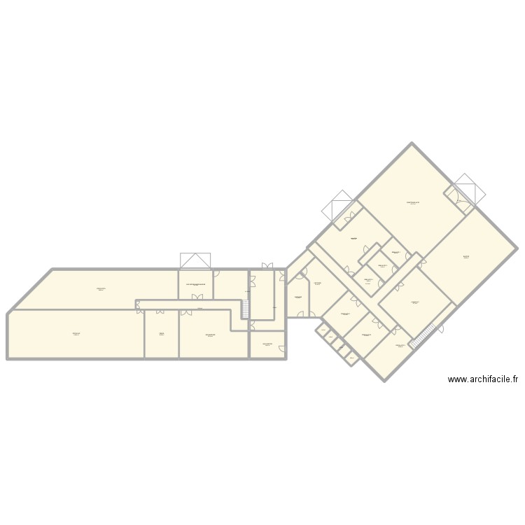 nave chonburi. Plan de 27 pièces et 903 m2