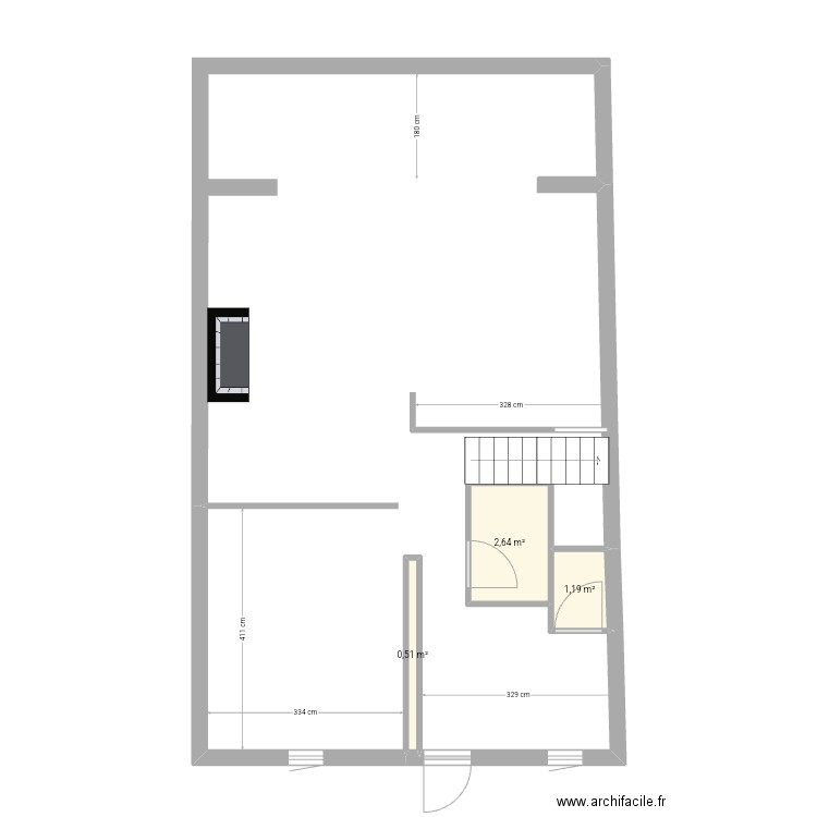 RDC Clement PLANES V3. Plan de 3 pièces et 4 m2