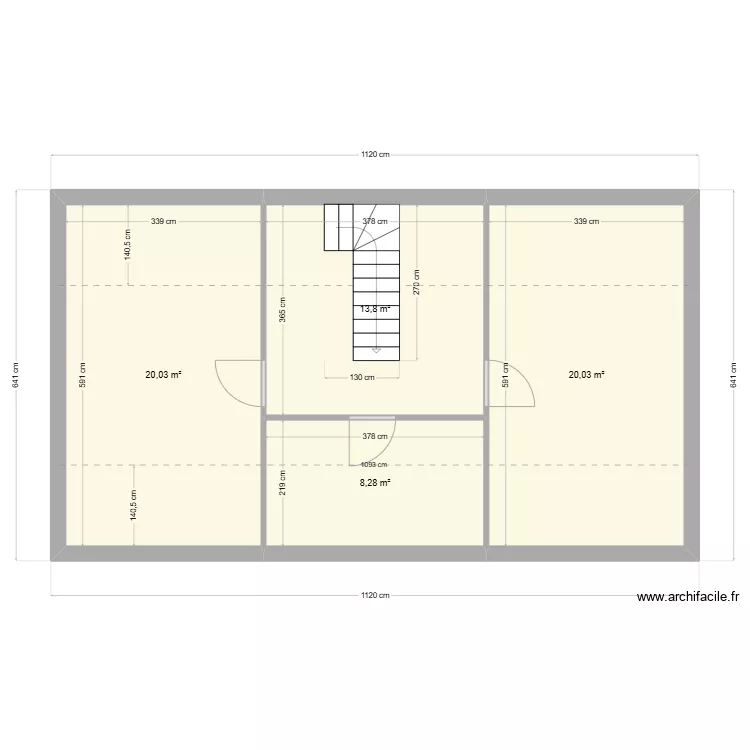 PROJET PECQUET MAISON MAMIE MODIFIE ETAGE. Plan de 