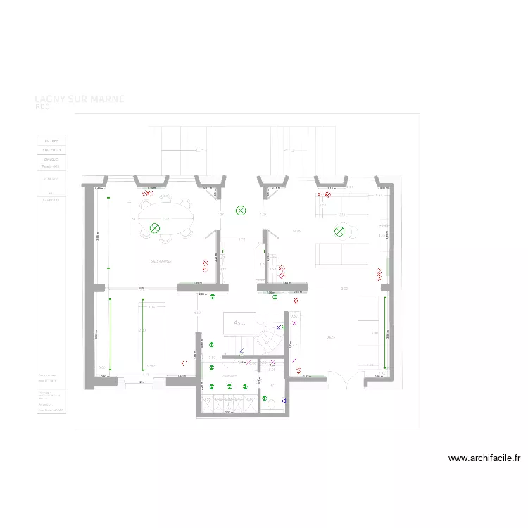 RDC PLAFOND OK. Plan de RDC PLAFOND OK. Plan de