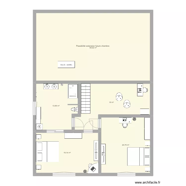 etage 1. Plan de etage 1. Plan de