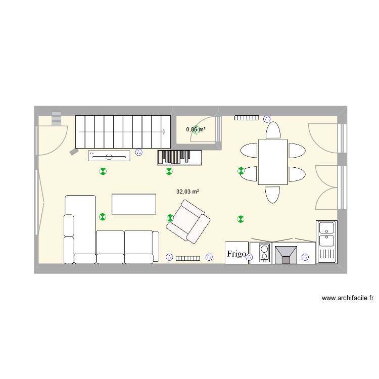 rdc ardenne. Plan de 0 pièce et 0 m2