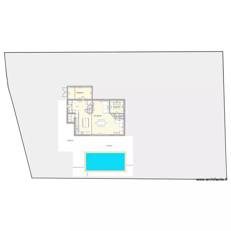 Plan 3b. Plan de 13 Pièces et 193 m² Plan 3b. Plan de 13 Pièces et 193 m²