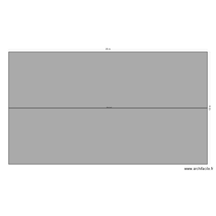 Bat1 Lacaze. Plan de 1 pièce et 254 m2