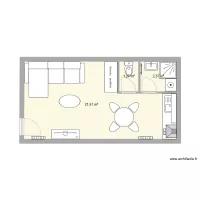STUDIO 25m&sup2; bis