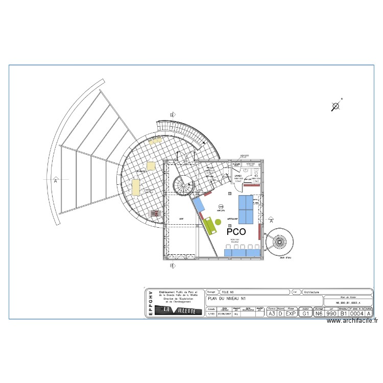 Folie N6 étage. Plan de 0 pièce et 0 m2