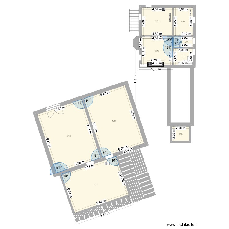 picot general. Plan de 10 pièces et 275 m2