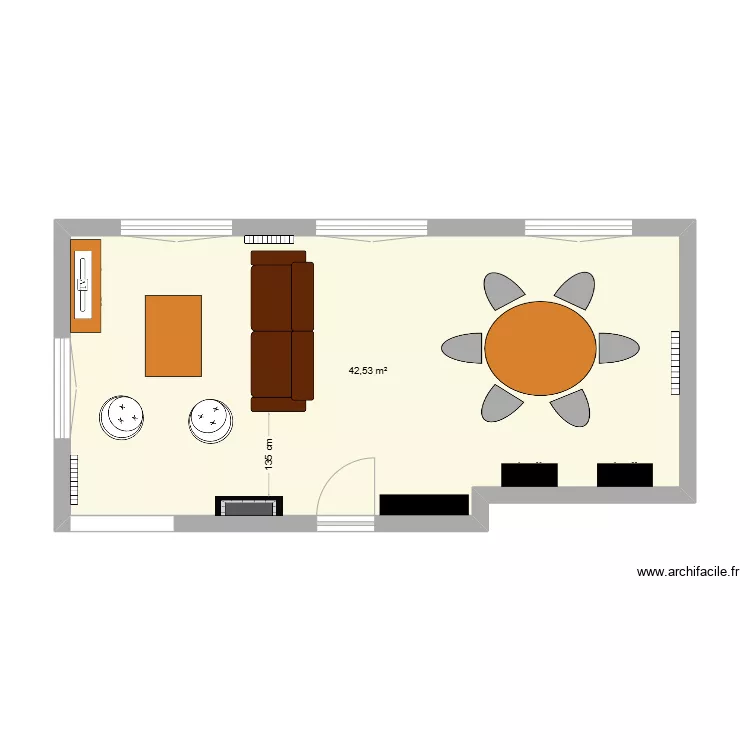 salon rosière. Plan de salon rosière. Plan de
