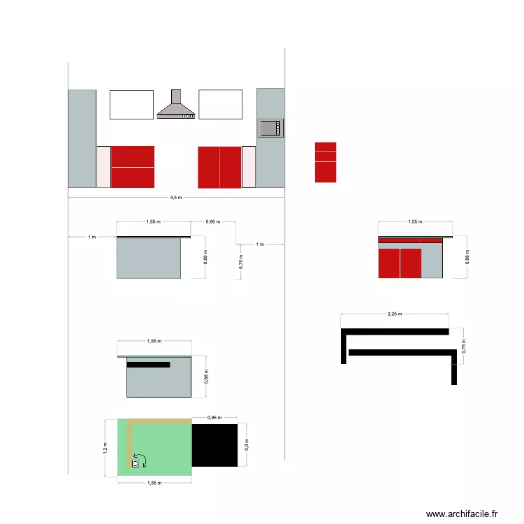 Kranevo_cuisine_4. Plan de Kranevo_cuisine_4. Plan de
