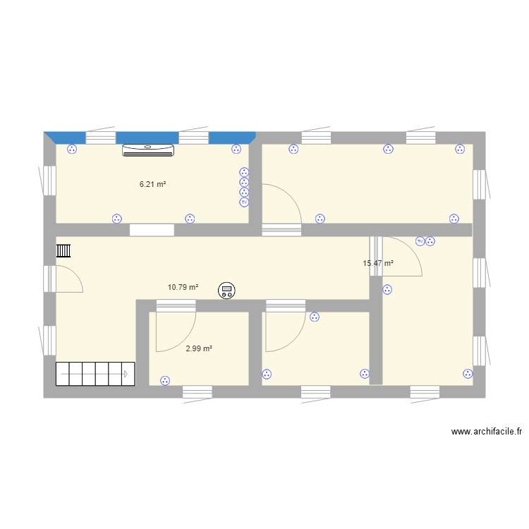plant. Plan de 0 pièce et 0 m2