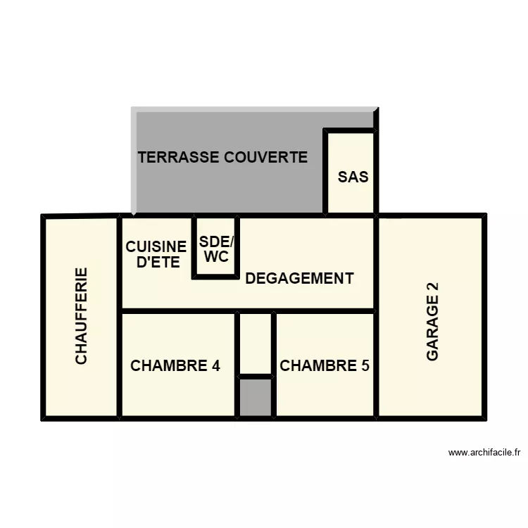 JAUNAULT RDC. Plan de 