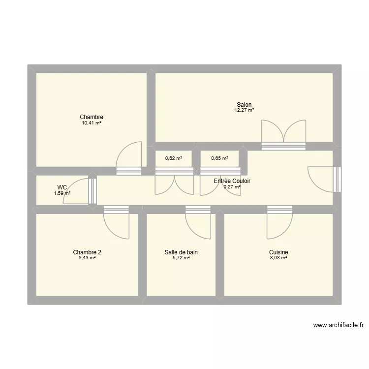 DAMVILLERS. Plan de 9 et 58 m² DAMVILLERS. Plan de 9 et 58 m²