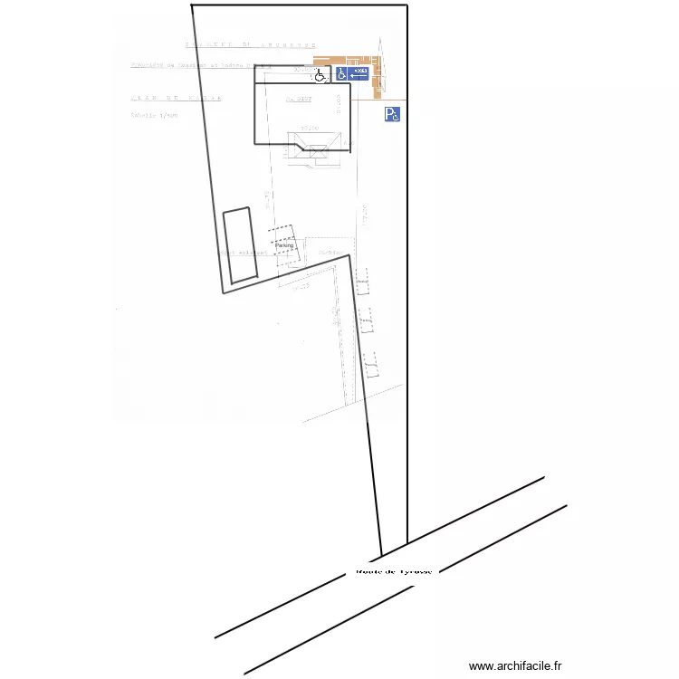 plan de masse. Plan de 