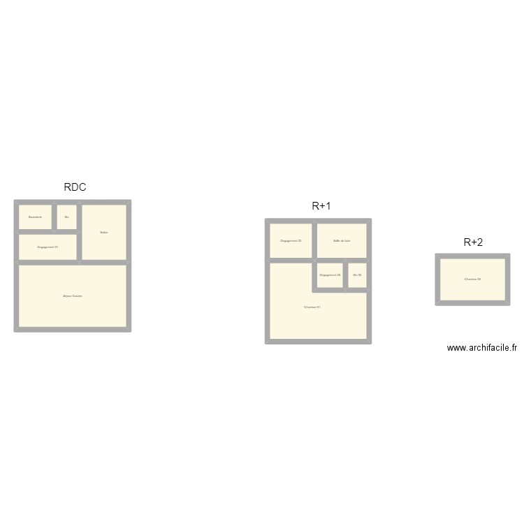 350601825. Plan de 11 pièces et 96 m2