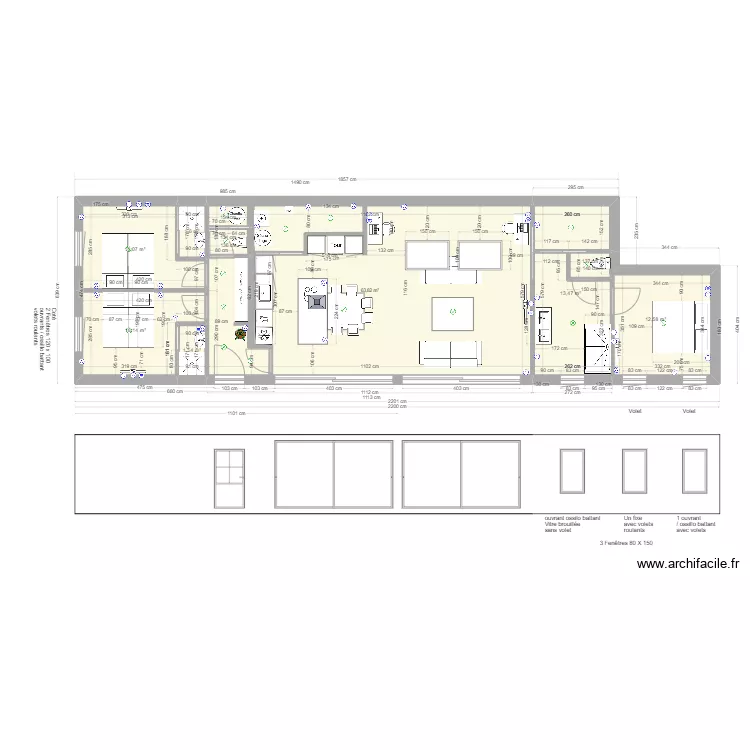 PROJET CAILLE - AMENAGEMENT INTERIEUR PLAN D ELEC. Plan de PROJET CAILLE - AMENAGEMENT INTERIEUR PLAN D ELEC. Plan de