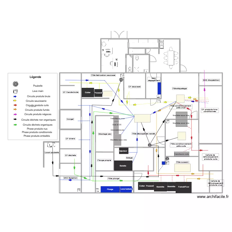 Plan Batiment DDPP Circuit Production. Plan de 24 et 335 m² Plan Batiment DDPP Circuit Production. Plan de 24 et 335 m²