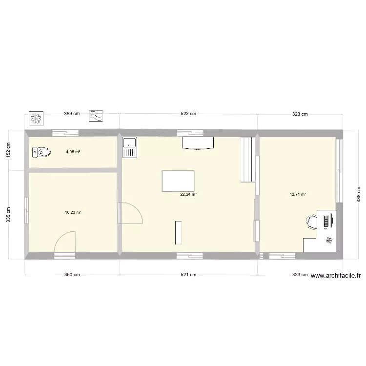 ATELIER. Plan de 