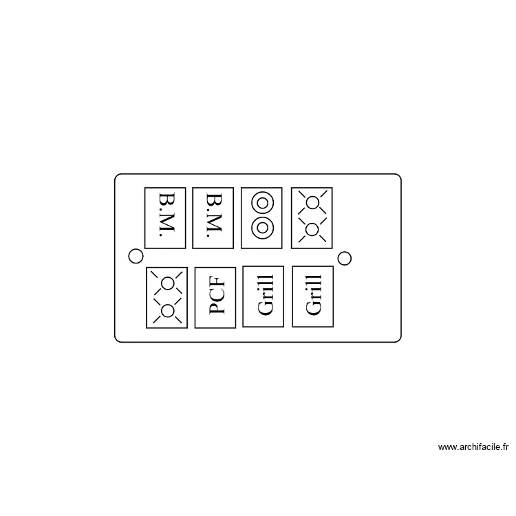Mirabelle Piano central. Plan de 