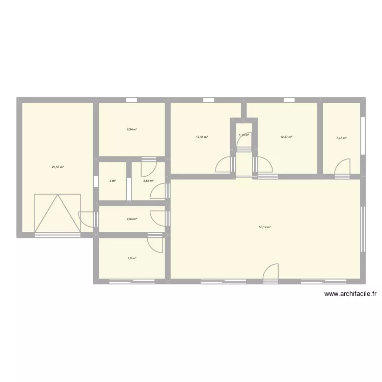 Plan 2. Plan de 11  et 141 m²