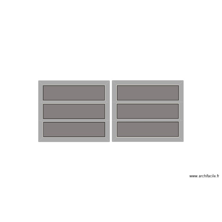 portail. Plan de 6 pièces et 4 m2