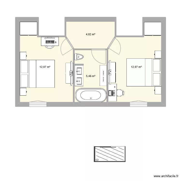 Maison. Plan de Maison. Plan de