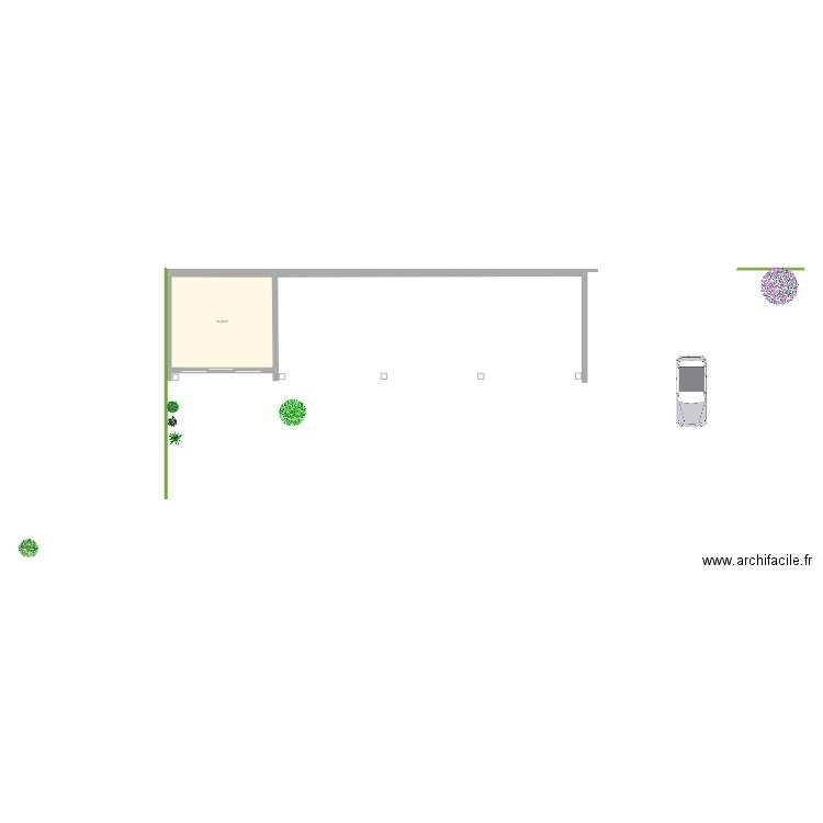 abri. Plan de 0 pièce et 0 m2