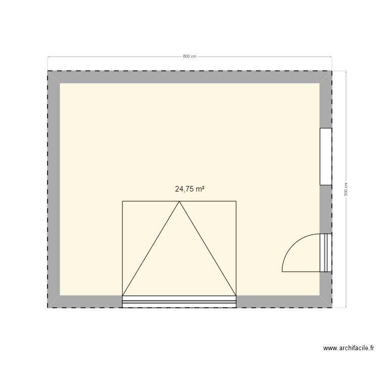 garage. Plan de 0 pièce et 0 m2