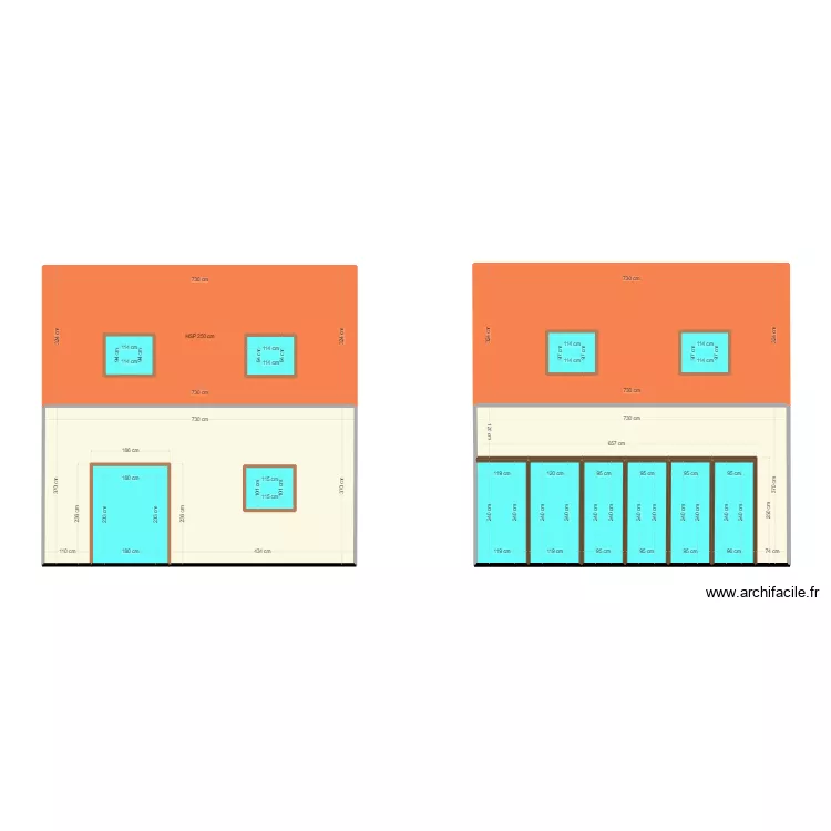 plan fa&ccedil;ade. Plan de 