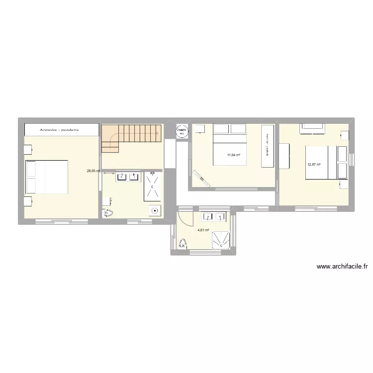 BAS MAISON. Plan de 4 et 58 m² BAS MAISON. Plan de 4 et 58 m²