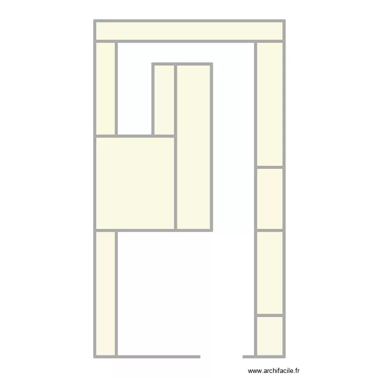 PARKING. Plan de 10  et 68 m²