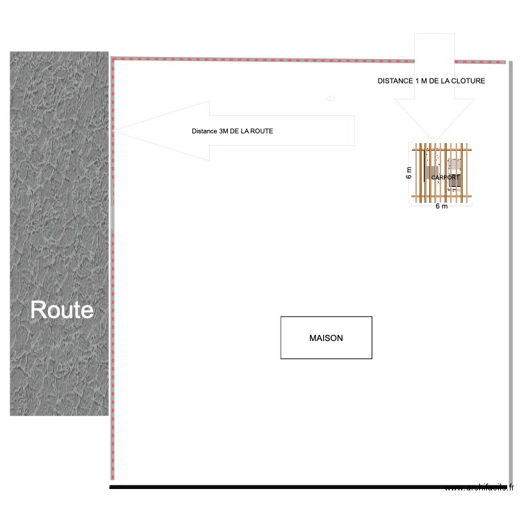 CARPORT. Plan de 0 pièce et 0 m2