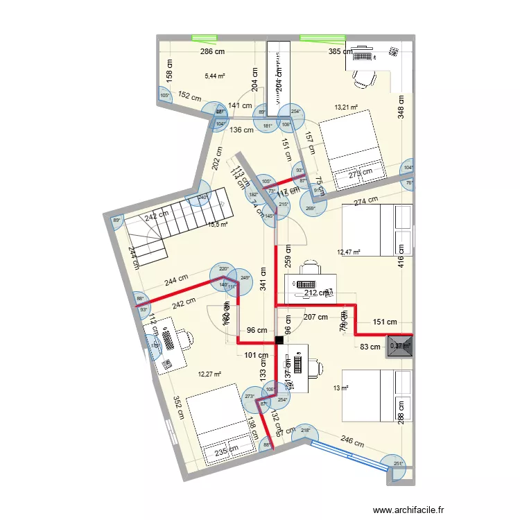 Maison Daix Etage v2. Plan de Maison Daix Etage v2. Plan de