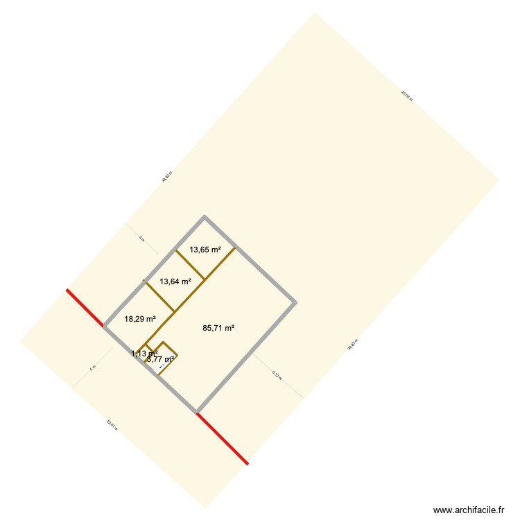 Andernos Place de la for&ecirc;t 1. Plan de 0 pièce et 0 m2