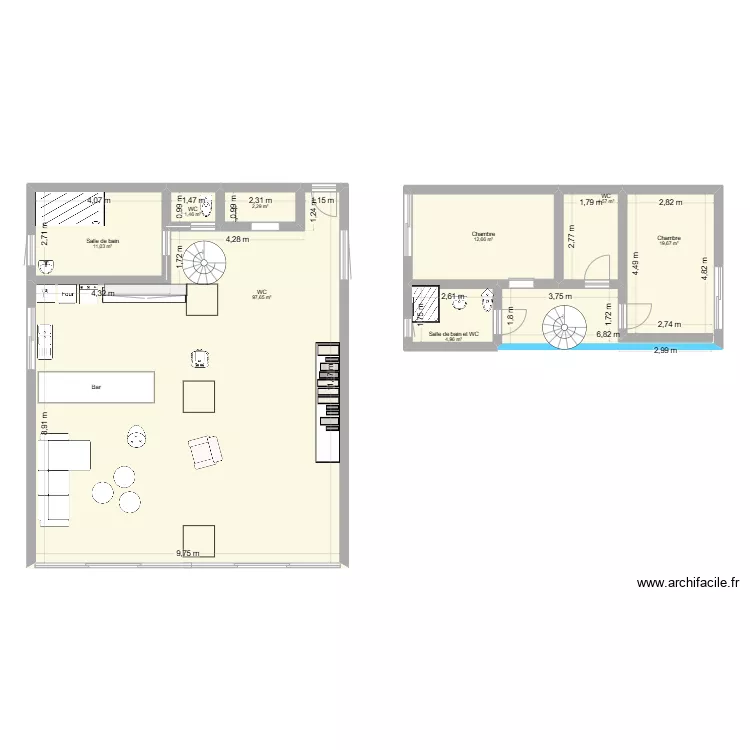 Projet Hangar 4. Plan de 