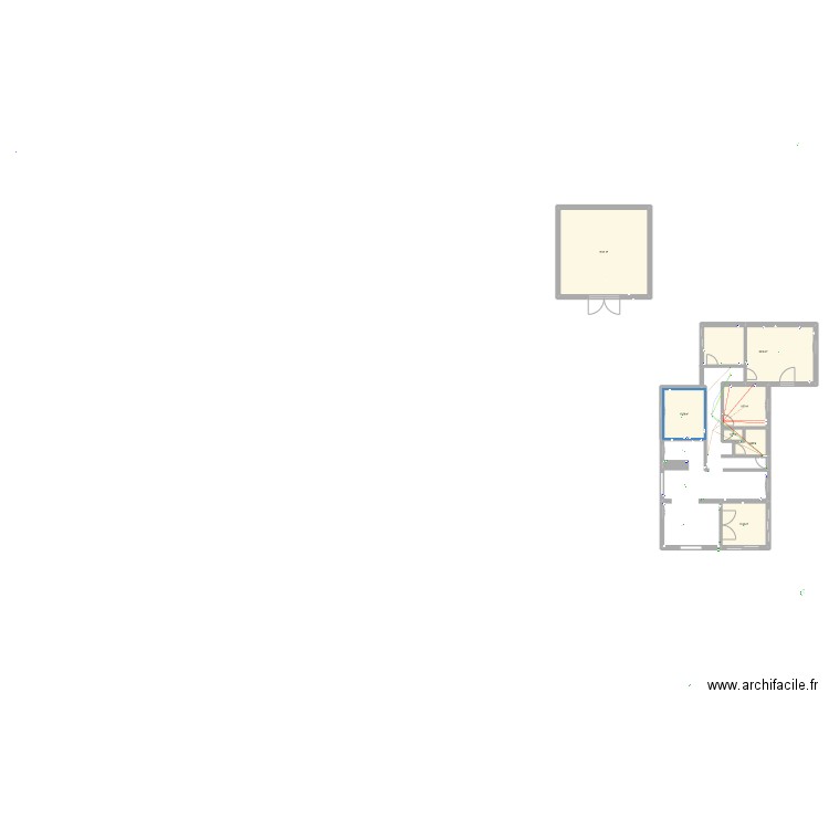 Loiras elec. Plan de 7 pièces et 105 m2