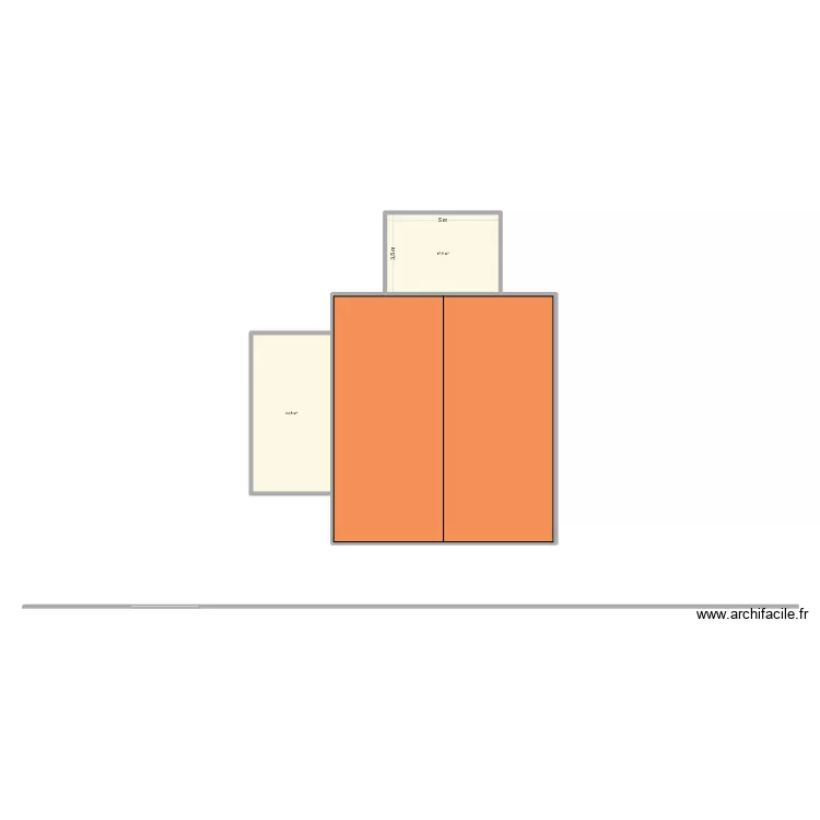 terrasse. Plan de 3 pièces et 148 m² terrasse. Plan de 3 pièces et 148 m²