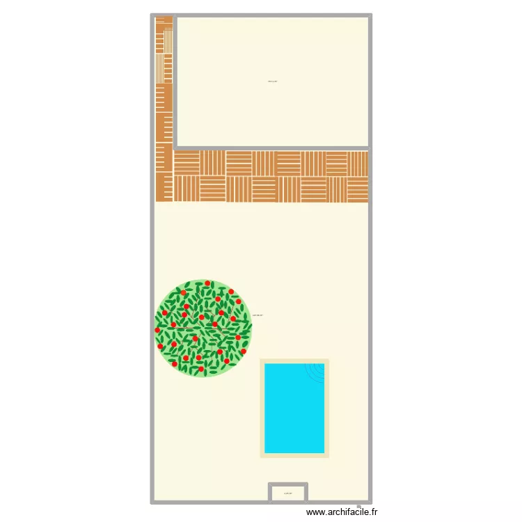Plan de masse. Plan de 3  et 463 m²