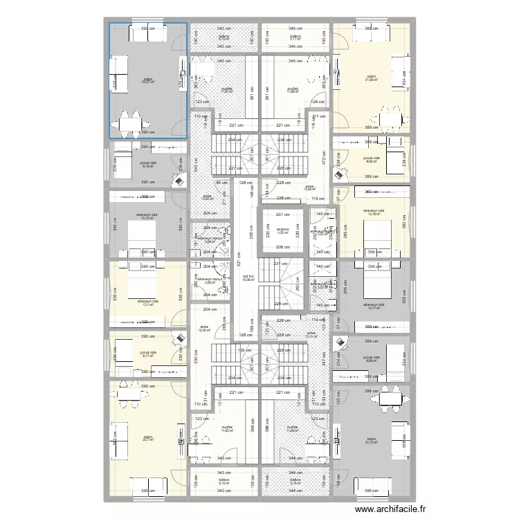 celaliye 1256/5 4 daire dubleks . Plan de celaliye 1256/5 4 daire dubleks . Plan de