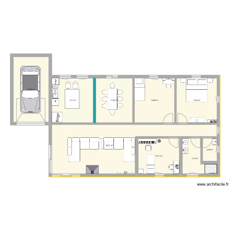 STI2DXX. Plan de 9 et 121 m² STI2DXX. Plan de 9 et 121 m²