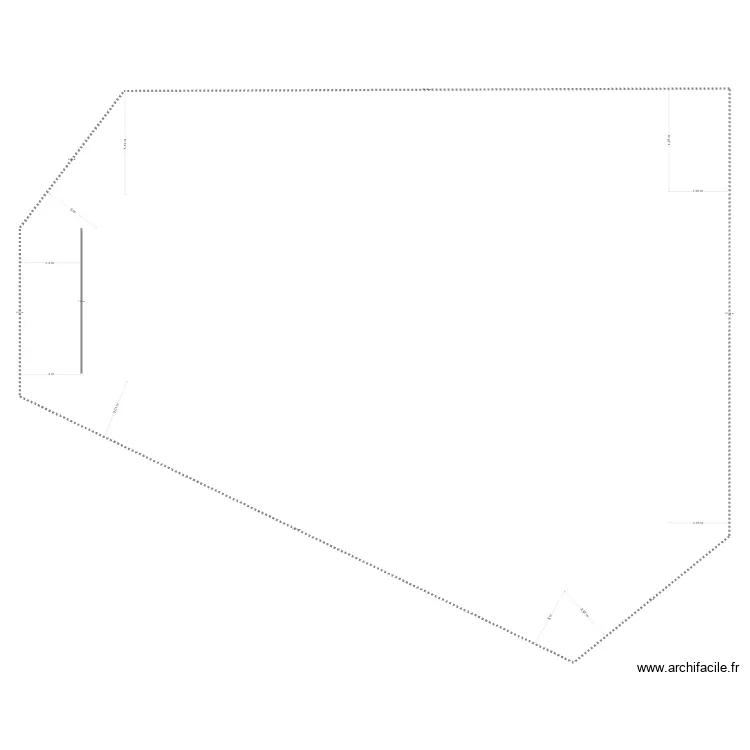 pezenas V7. Plan de 