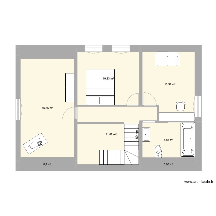 Maison delattre RDC rénovée. Plan de 0 pièce et 0 m2
